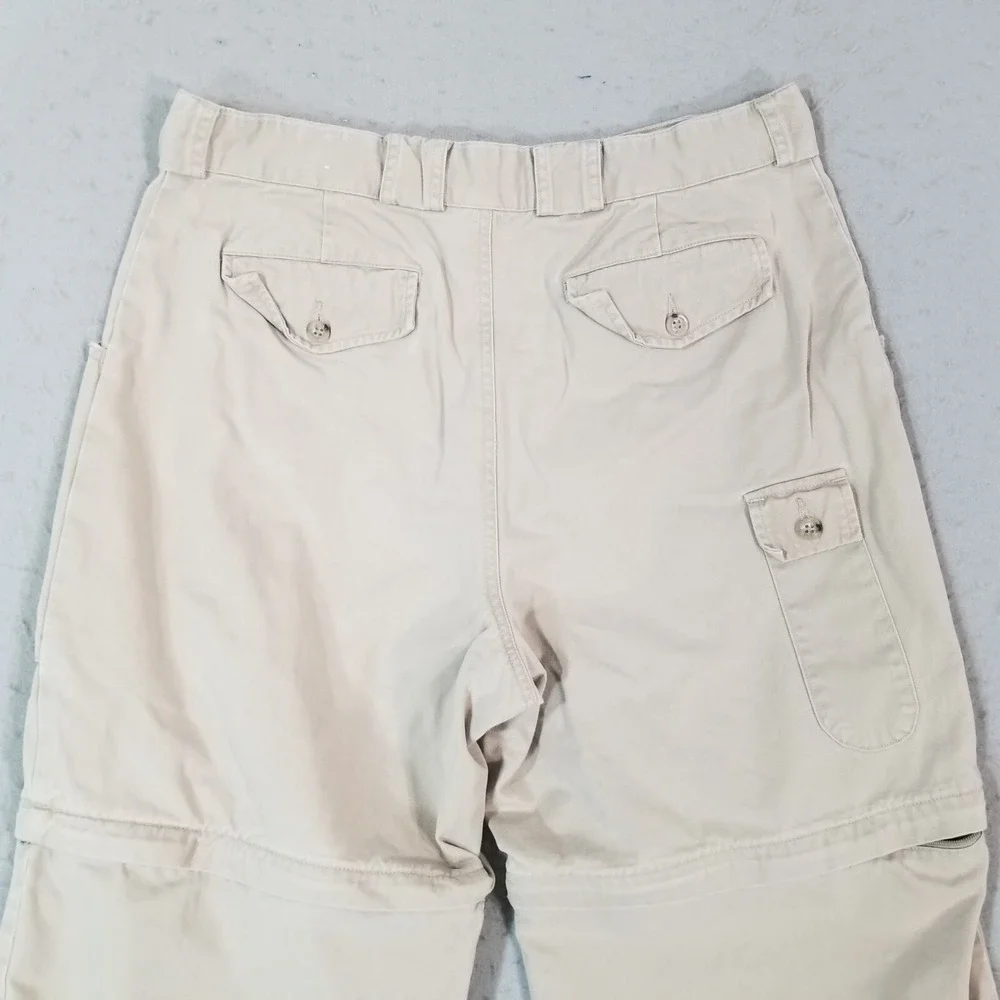 Banana Republic cargo pants shorts combo men's 35 x 25 beige Street Urban Skate